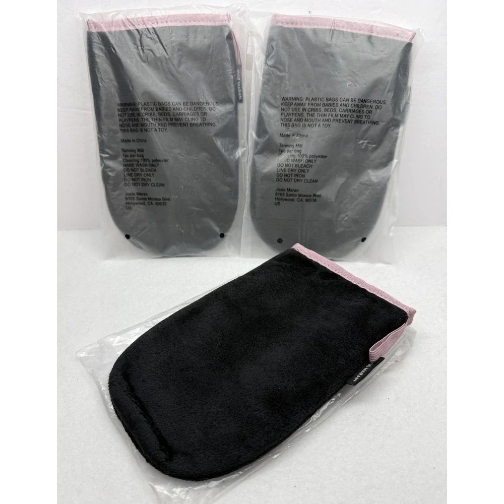 Josie Maran Argan Self Tanning Mitts Gloves Set of 3 ~ NEW - Picture 2 of 3